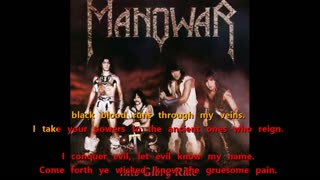 Manowar - Hatred {my strength is karaoke}