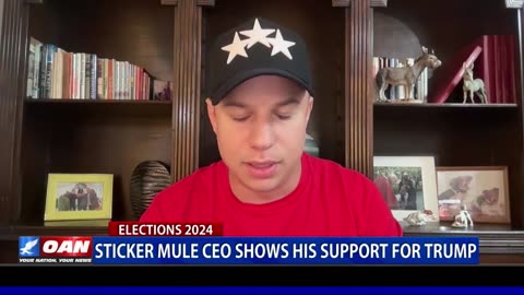 Sticker Mule CEO Shows His Support For Trump