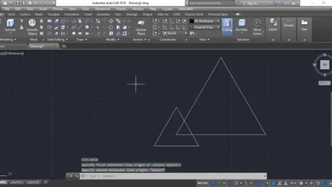 Triangle Polygon Drawing on AutoCAD by Masroor Khan For Beginners