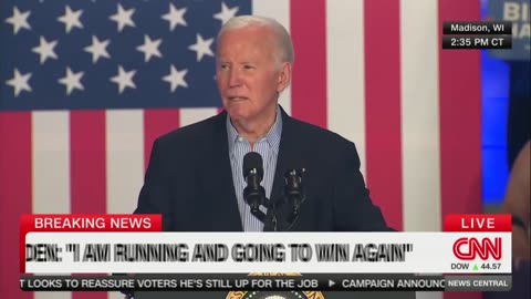 ‘I AM STAYING IN THE RACE!’ Defiant Joe Biden Tells Wisconsin Rally He’s Not Dropping Out