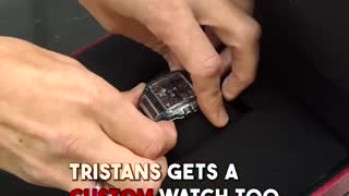 Tristan Tate Gets A UNIQUE Watch!