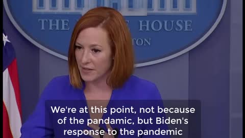 Jen Psaki response to Ron Klain's retweet that Inflation is a High Class Problem