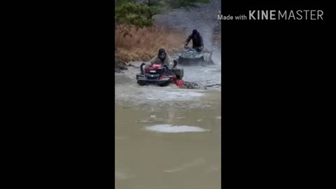 ATV Riding Brimstone Tennessee February 2018 - Trail Riding