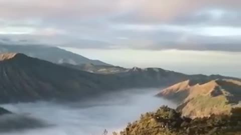Best view bromo mountain