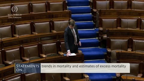 Dáil Éireann Excess Deaths Debate, Wednesday October 18, 2023