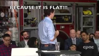 Justin Trudeau Goes After "Flat Earthers"