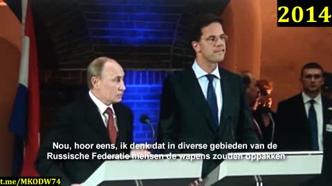 Mark noemt Poetin paranoia, maar wat zei Poetin ook alweer in 2014 over Mark?!