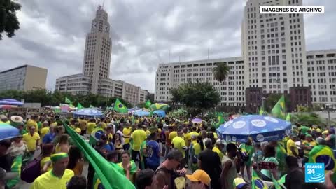 Las protestas bolsonaristas en Brasil continúan, aunque ahora con menor intensidad • FRANCE 24
