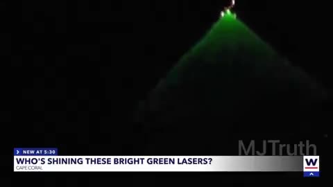 Planes With Green Lasers??
