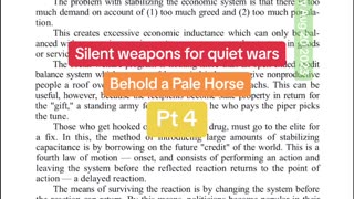 Behold a Pale horse Chapter 2 Silent weapons for quiet wars part 4