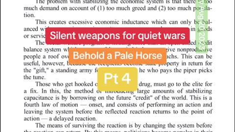 Behold a Pale horse Chapter 2 Silent weapons for quiet wars part 4