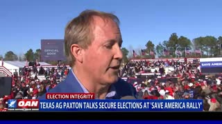 Texas AG Paxton talks secure elections at 'Save America' rally