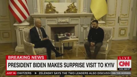 Biden makes a surprise visit to Kyiv, instead of visiting East Palestine, Ohio