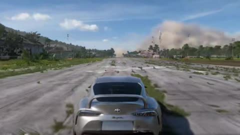 Forza horizon 5 Mk5 Supra speed and jump test Gaming video Mayankgaming19