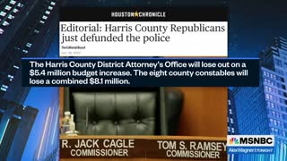 Texas Republican Stunt Costs Police Millions, Blocks Other Important Spending