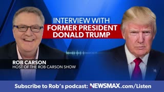 President Donald Trump on "The Rob Carson Show"