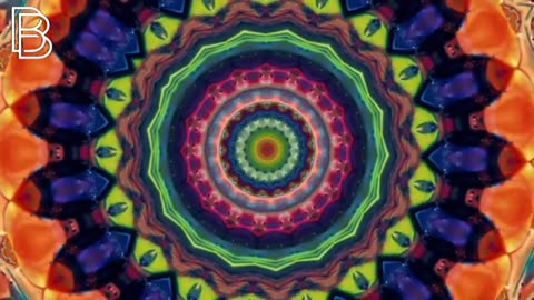 Solfeggio 741 Hz Music with Kaleidoscope visuals for Awakening Intuition