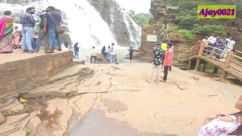 Thirathgarh Waterfall Shots with music