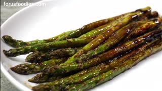 Sautéed Brown Sugar and Soy Asparagus