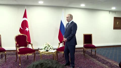 Putin's 50-second wait for Turkey's Erdogan