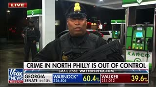 Philadelphia Gas Station Forced to High Armed Guards- Democrat Run Cities are a Mess!