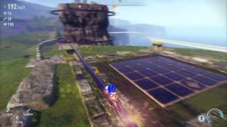 Sonic Frontiers - Open Zone Gameplay