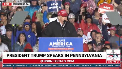 DRAGON ENERGY: Trump Dances Off Stage at PA Rally to "Hold On! I'm Coming!