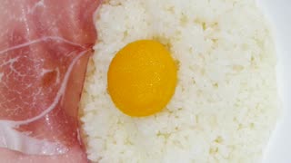 FoodPerfect: Egg Rice With Prosciutto: Score 4/5