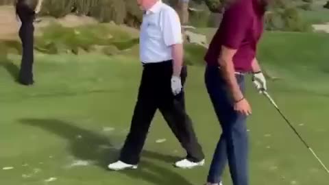 Pres. Trump Spotted Playing Golf