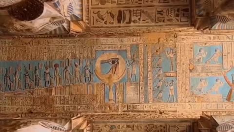 The Temple of Hathor is one of the best preserved temples in all of Egypt.
