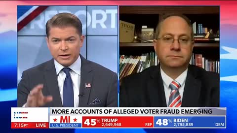 Newsmax TV: Voter Fraud Is Taking Place, Chair of the Federal Election Commission Trey Trainor