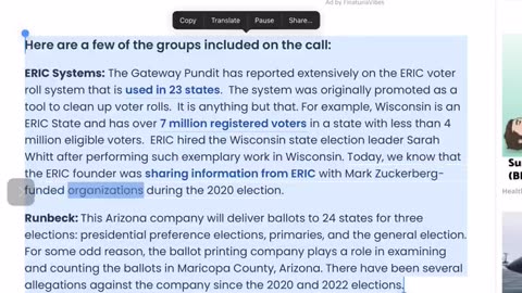 FOIA Documents Reveal Secret 2020 Election Day Meeting With CISA, Dominion, ES&S, ERIC, FBI, Leftist