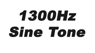 1300Hz Sine Wave Test Tone