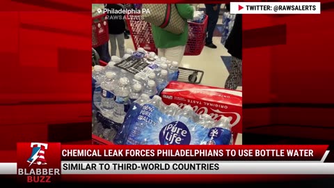 Chemical Leak Forces Philadelphians To Use Bottle Water