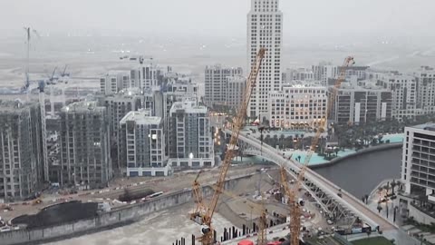 New Bridge open creek harbour dubai