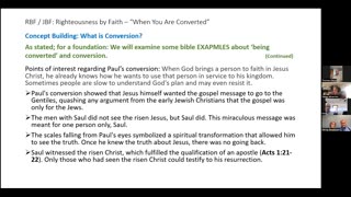 Righteousness by Faith / Justification by Faith (part 10b)