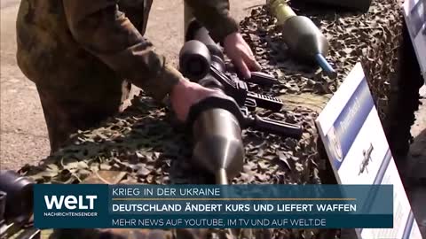 DEUTSCHE WAFFEN für die UKRAINE zur Verteidigung von PUTINS INVASIONSARMEE