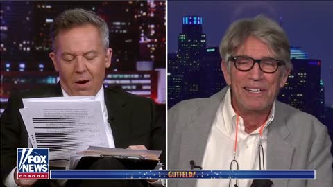 Greg Gutfeld interviewing actor Eric Roberts on behalf of InVest USA, founded by Michael Letts