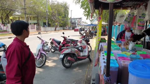 Thailand Street Food _ Milk Drink Bobal Tea - Hungry Bear