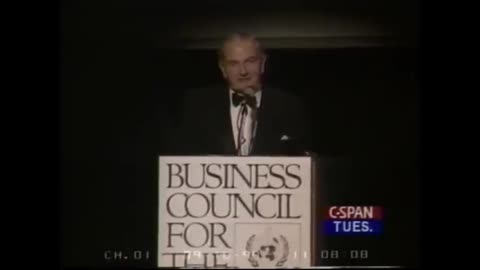 RARE VIDEO FOOTAGE: U.N. ROCKEFELLER AWARD DINNER 1994