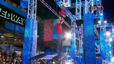 John Loobey at the Daytona Beach Qualifiers - American Ninja Warrior 2017