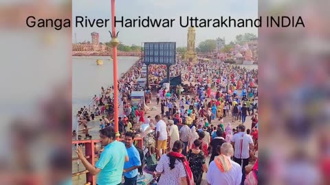 Ganga River Haridwar Uttarakhand INDIA