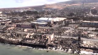 DLNR captures new aerial footage of Lahaina Wildfire Disaster