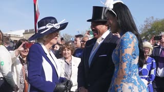 Lionel Richie Makes Royal Faux Pas Greeting Queen Camilla At Coronation Lunch