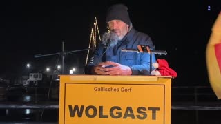 Wolgast - Stefan - Eröffnung und sein Redebeitrag 20-12-2022