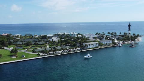 Hillsboro Lighthouse - Pompano Beach, Florida 4K