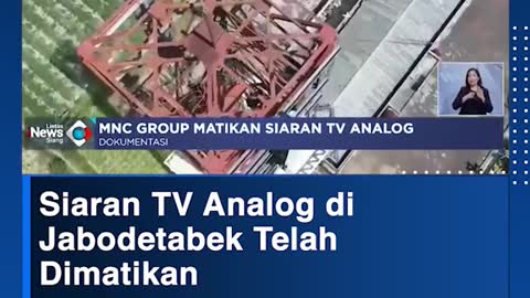 Analog TV broadcast released has been shut down