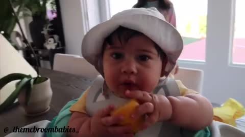 Baby eating Lemon for the first time #8