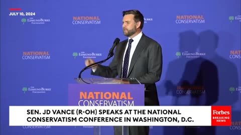 JD Vance Slams Biden Ukraine Policy At D.C. Event Amidst NATO Summit