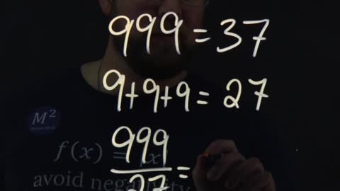 999=37? This math trick always works! | Minute Math Tricks 130 #shorts